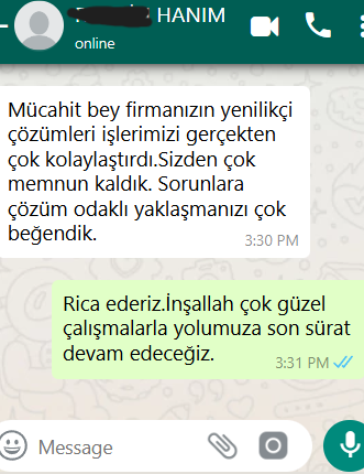 Müşteri Yorumu 1